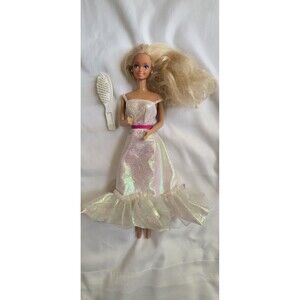 Crystal Barbie Superstar Mattel #4598 Vintage 1983 Earrings Ring Dress Comb